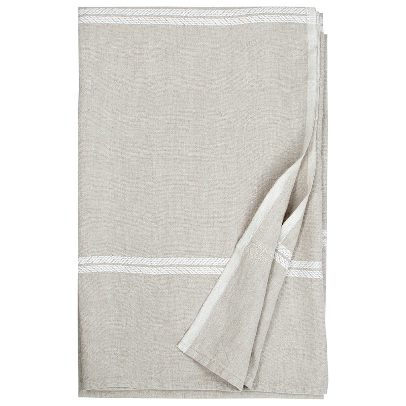 Linen tablecloth Venla, linen-white