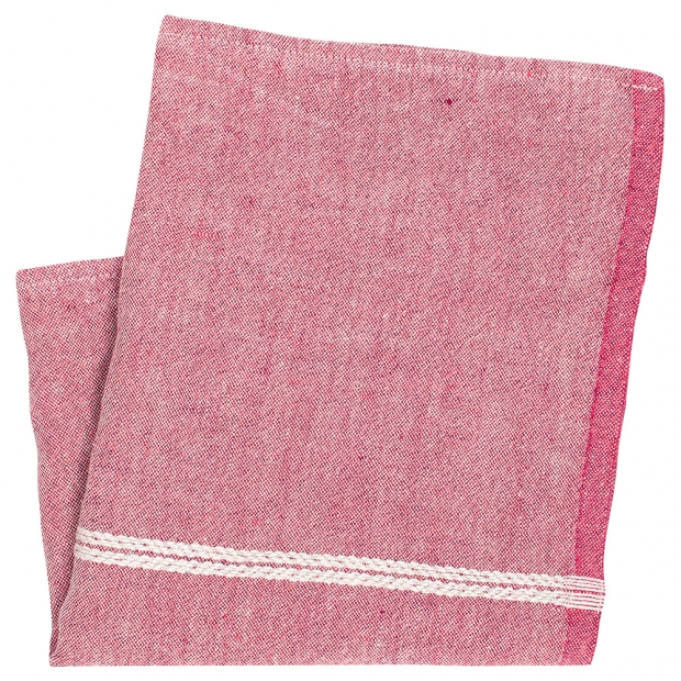 Linen napkin Venla 46x46, linen-lingonberry