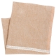 Linen napkin Venla 46x46, cinnamon-white