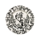 Taika plate 22cm, black