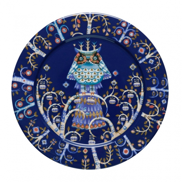 Taika plate 27cm, blue