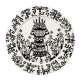 Taika plate 27cm, black