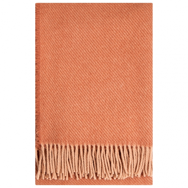 Wool blanket Ilo 130x200, cinnamon / Finnsheep