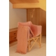 Wool blanket Ilo 130x200, cinnamon / Finnsheep