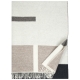 Wool blanket Suunta 130x180, brown-white-beige / Finnsheep