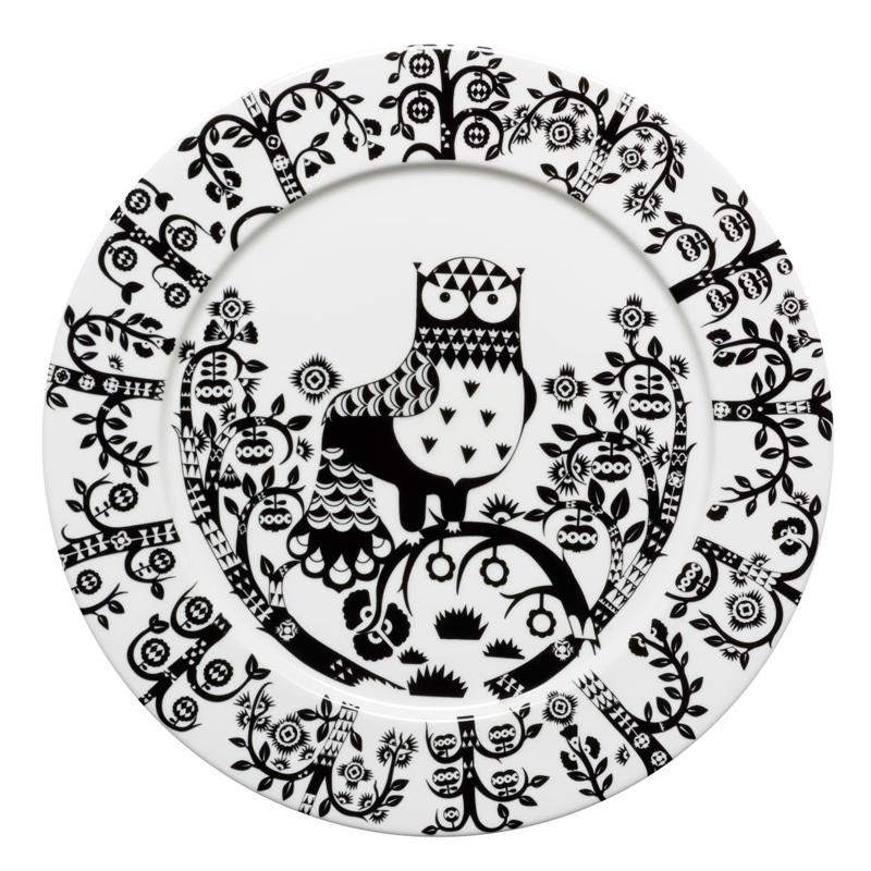 Taika plate 30cm, black