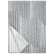 Wool blanket Aurora 130x180, grey-white / Finnsheep