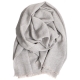 Merino scarf Tuula, light grey