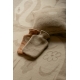 Rannalla hot water bottle, cinnamon-white