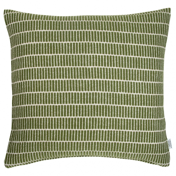 Raitti wool pillowcase 45x45, olive / Finnsheep