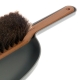 Horsehair dustpan with broom, beech/plastic