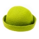 Sauna hat, sheep wool / lime