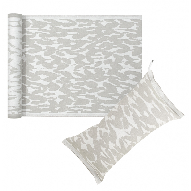 Jäkälä reclining sauna set, linen-white