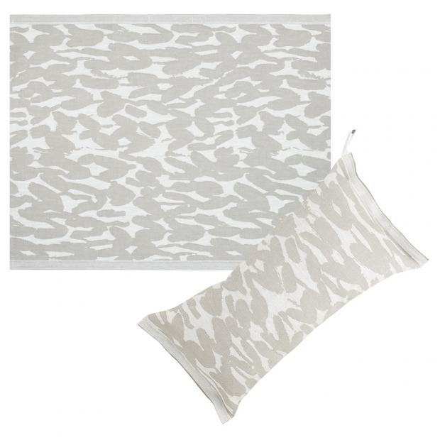 Jäkälä sitting sauna set, linen-white