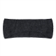 Merino wool headband, fleece / anthracite