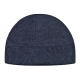 Čepice z merino vlny, fleece / modrá