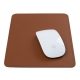 Mouse pad, recycled leather / brown