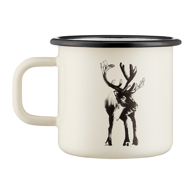 Hrnček Reindeer 0,37l, smalt / béžový