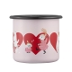 Hrnček Moomin Heart 0,25l, smalt / ružový