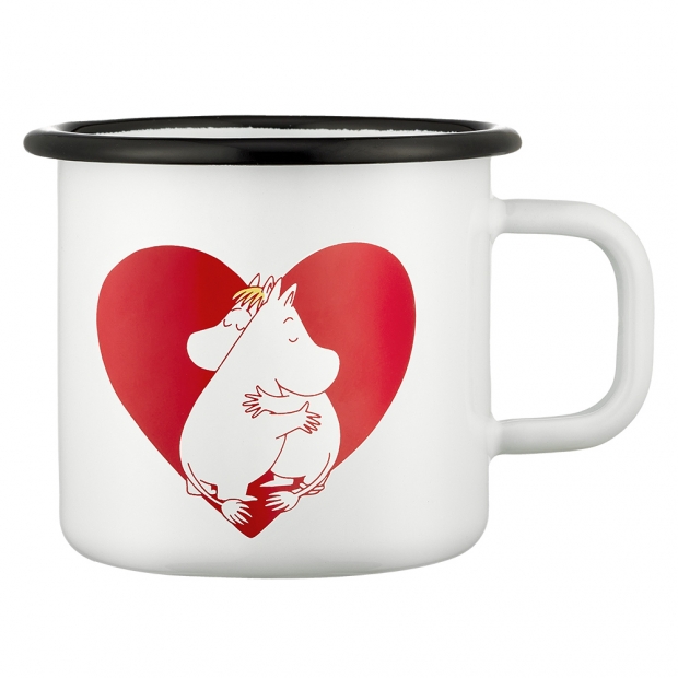 Moomin Heart mug 0.37l, enamel