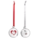 Set of Christmas ornaments Moomin Heart/Snowflake 5cm / 2pcs