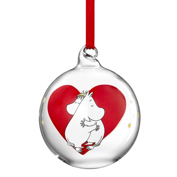 Vianočná ozdoba Moomin Heart 7cm