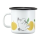 Hrnek Moomin Joyful Apples 0,25l, smalt / bílý