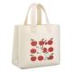 Moomin Joyful Apples bag 25x25cm, beige