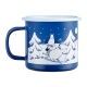 Moomin mug Starry night 0.37l, enamel / blue