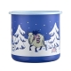 Moomin mug Starry night 0.8l, enamel / blue