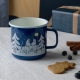 Hrnček Moomin Starry Night 0,8l, smalt / modrý