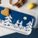 Podnos Moomin Starry Night 27x13cm, modrý