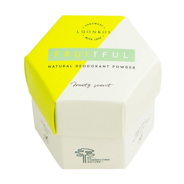 Přírodní deodorant Fruitful powder / lesní mikrobiom