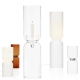 Lantern candlestick, 25cm (clear)