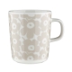 Oiva Pikkuinen Unikko mug 0.25l, white-straw