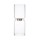 Lantern candlestick, 25cm (clear)