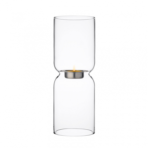 Lantern candlestick, 25cm, clear