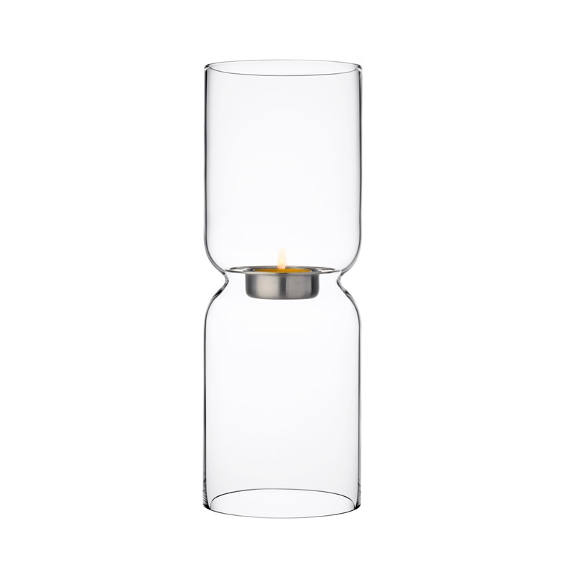 Lantern candlestick, 25cm (clear)