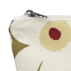 Cosmetic bag Kait Mini Unikko, green umber-cream