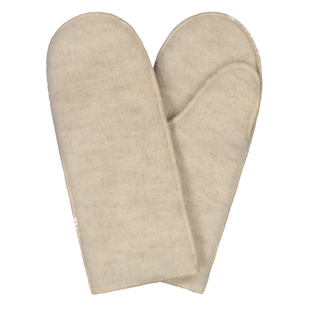 Merino palčáky, fleece / béžové dune