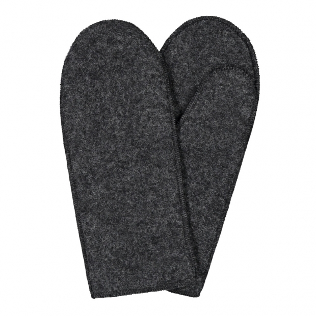 Merino palčáky, fleece / antracitové