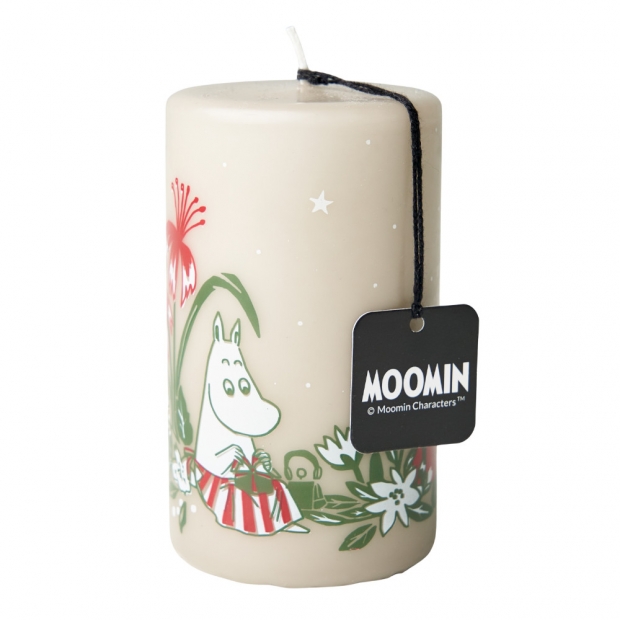 Moomin Misteli candle, beige