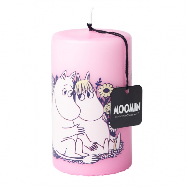 Svíčka Moomin Friendship, růžová