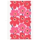 Unikko tea towel 47x70cm, 2pcs, red