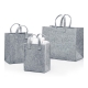 Meno felt bag, large / gray