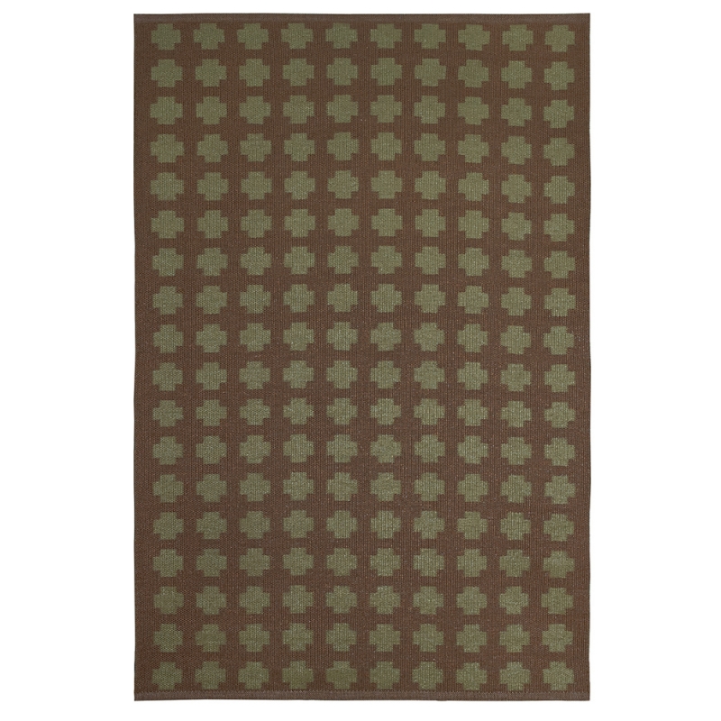 Paloma vinyl rug, green