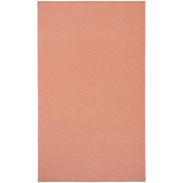 Strand vinyl rug, red