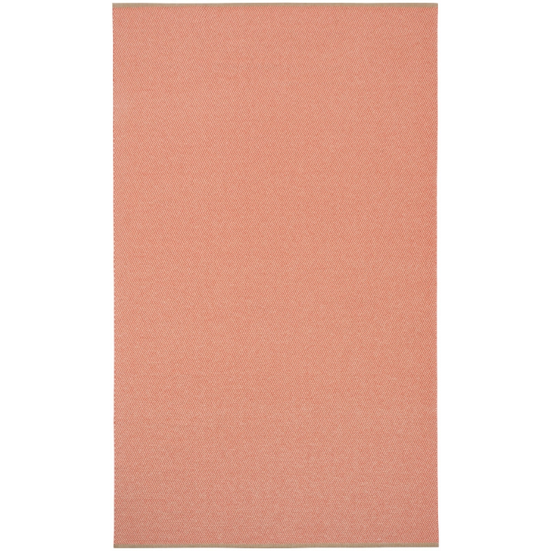 Strand vinyl rug, red