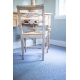 Strand vinyl rug, blue