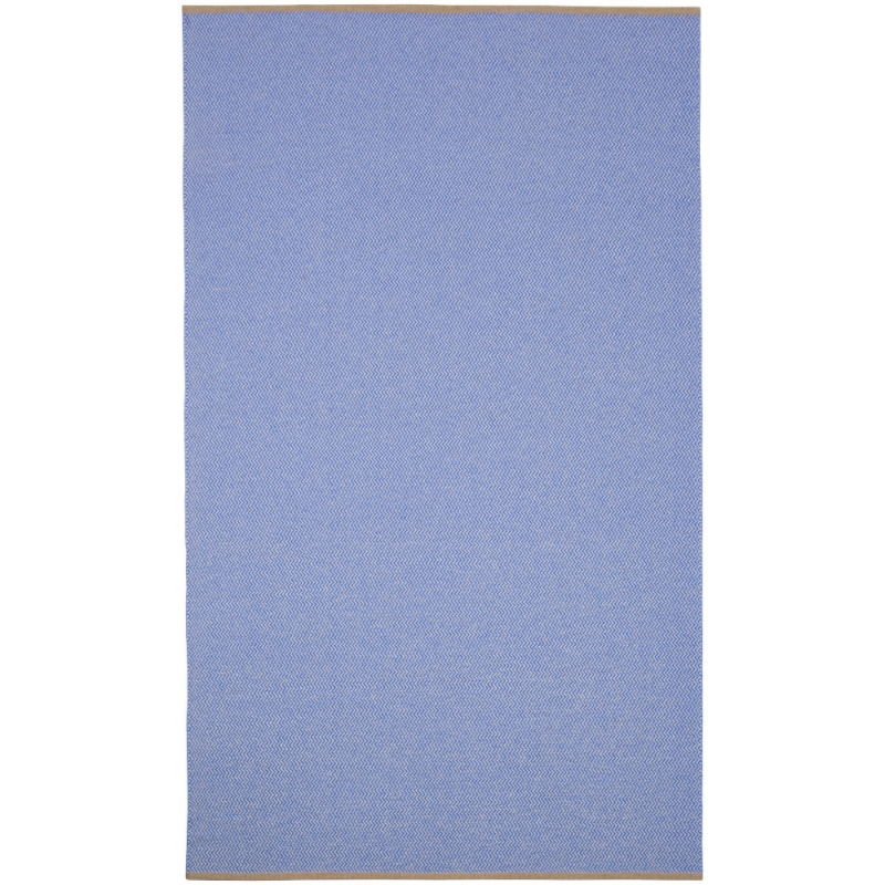 Strand vinyl rug, blue